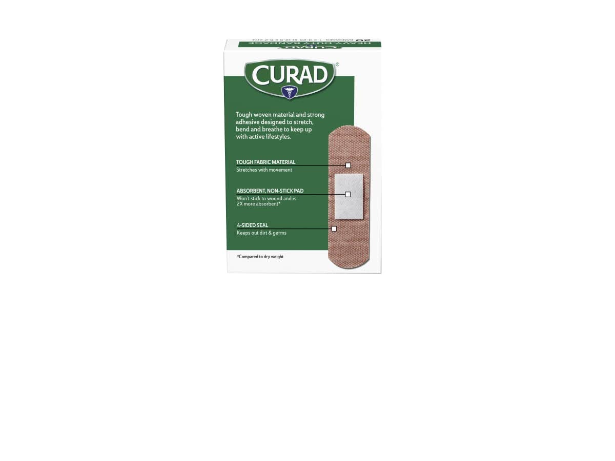 image:imageCURAD Extreme Hold Heavy Duty Bandages 1 x 3 14 Ideal for Wound Care Pack of 24