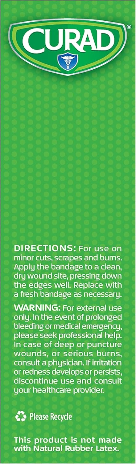 image:imageCURAD QuickStop Bleeding Control Flexible Fabric Bandages Assorted Sizes 30 Count30 Count Pack of 1