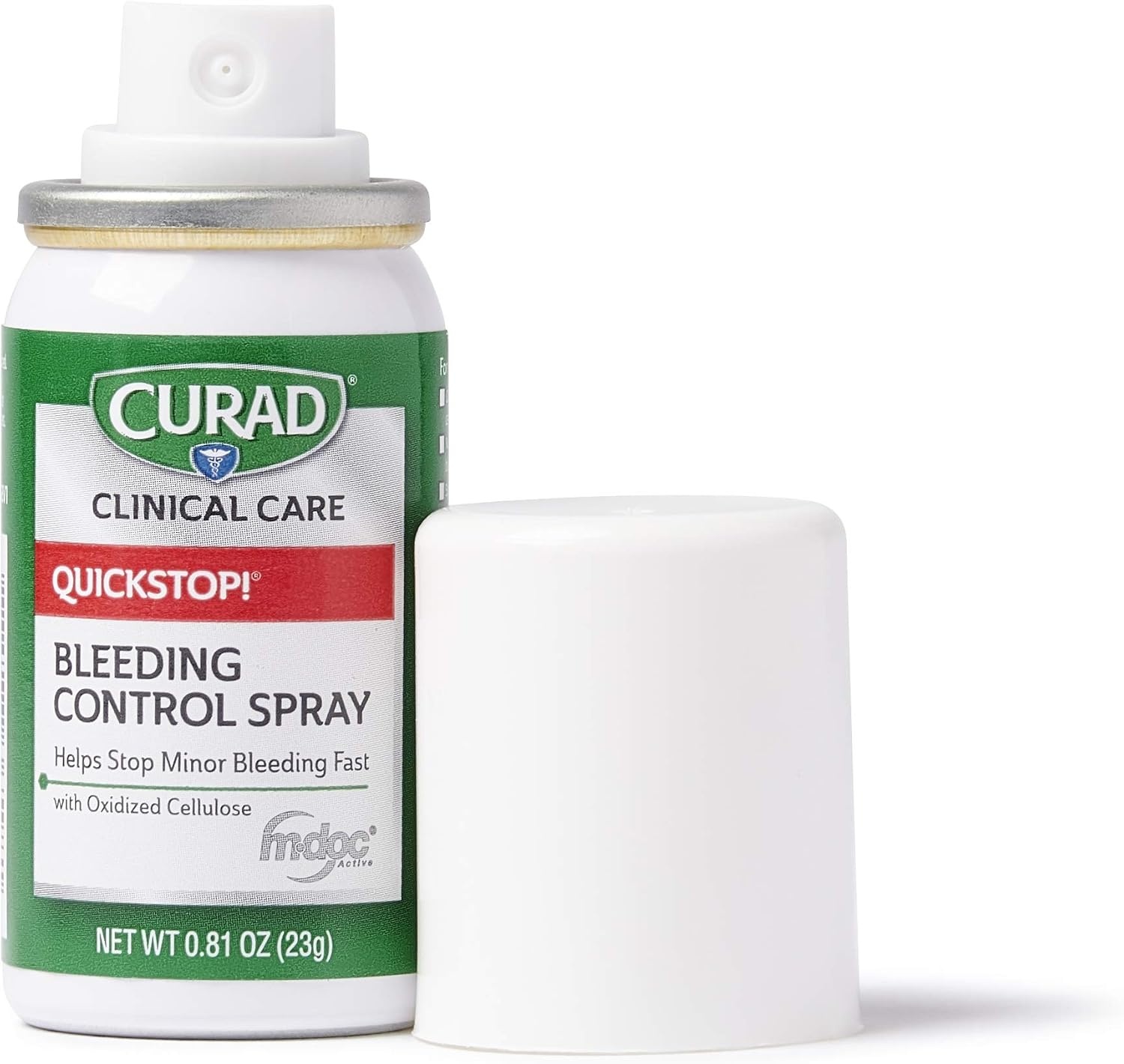 image:imageCURAD QuickStop Bleeding Control Spray 81oz FastActing Solution for Persistent Bleeding For Minor Cuts amp Scrapes 1 Count081 Ounce Pack of 3