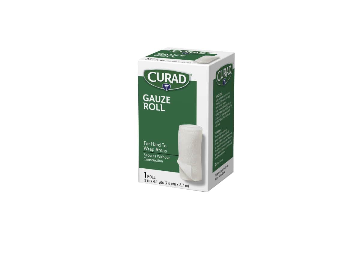 image:imageCURAD Stretch Rolled Gauze 3 x 41 yds Essential First Aid Supply Pack of 24