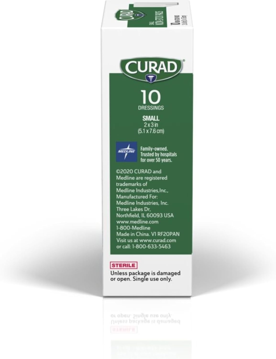 image:imageCurad NonStick Pads 3 Inches X 4 Inches 10 Count10 Count Pack of 1