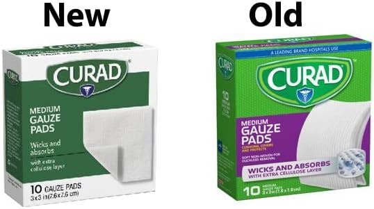 image:imageCurad NonWoven ProGauze 4 Inch x 4 Inch 10 Count Pack of 43 x 3 Inch Pack of 60