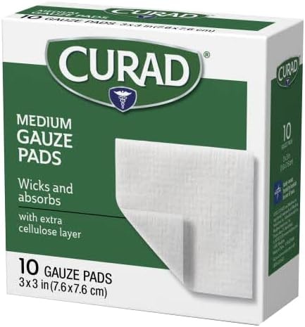 image:imageCurad NonWoven ProGauze 4 Inch x 4 Inch 10 Count Pack of 43 x 3 Inch Pack of 60