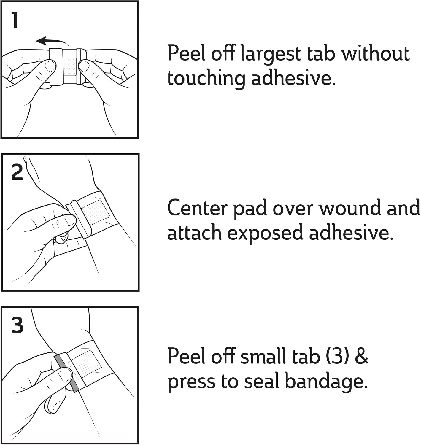 image:imageCurad Waterproof Bandage Variety Pack 3 Styles Included Assorted Size 120 Bandages