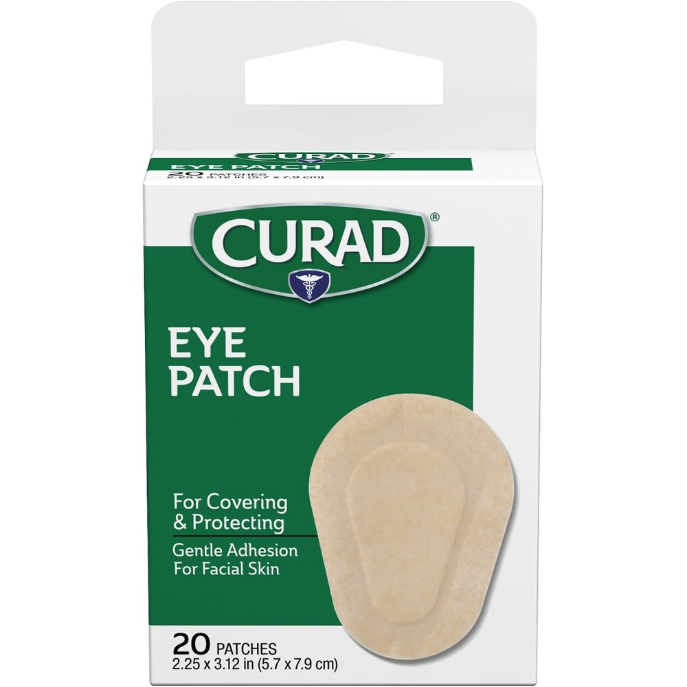 image:imageCURAD Eye Patch NonWoven Paper 2 025 x 3 013 in 20 Count20 Count Pack of 1