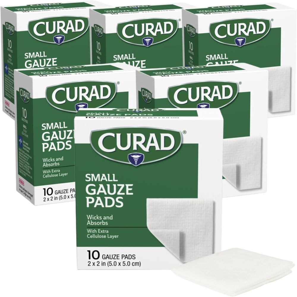 image:imageCurad NonWoven ProGauze 4 Inch x 4 Inch 10 Count Pack of 410 Count Pack of 6