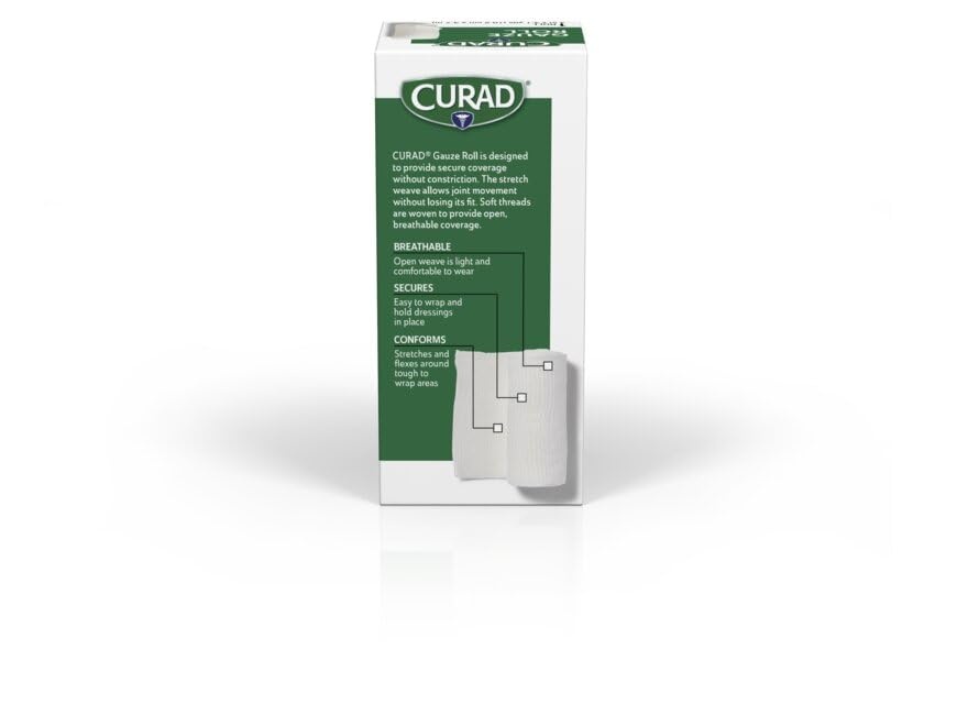 image:imageCURAD Cotton Stretch Gauze Bandage Roll 4 in x 41 yrd1