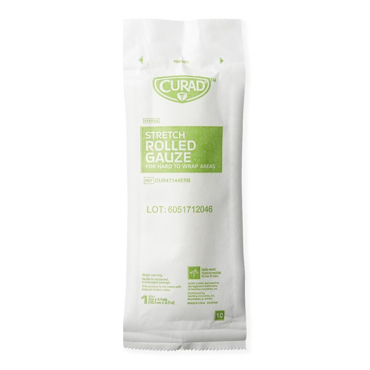 image:imageCURAD Cotton Stretch Gauze Bandage Roll 4 in x 41 yrd1