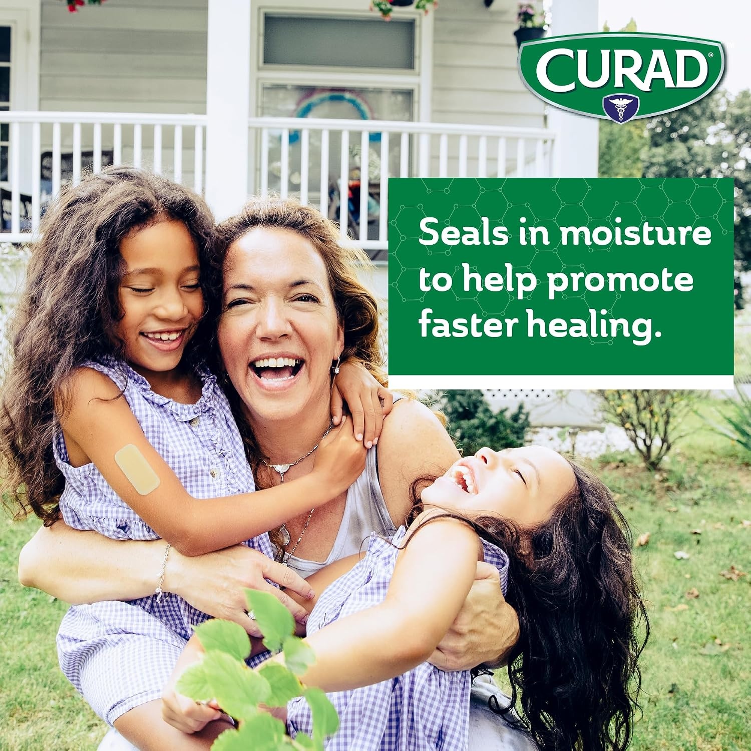 image:imageCURAD Naturals Multipurpose Hydrocolloid Bandages with Aloe Vera 24 Count