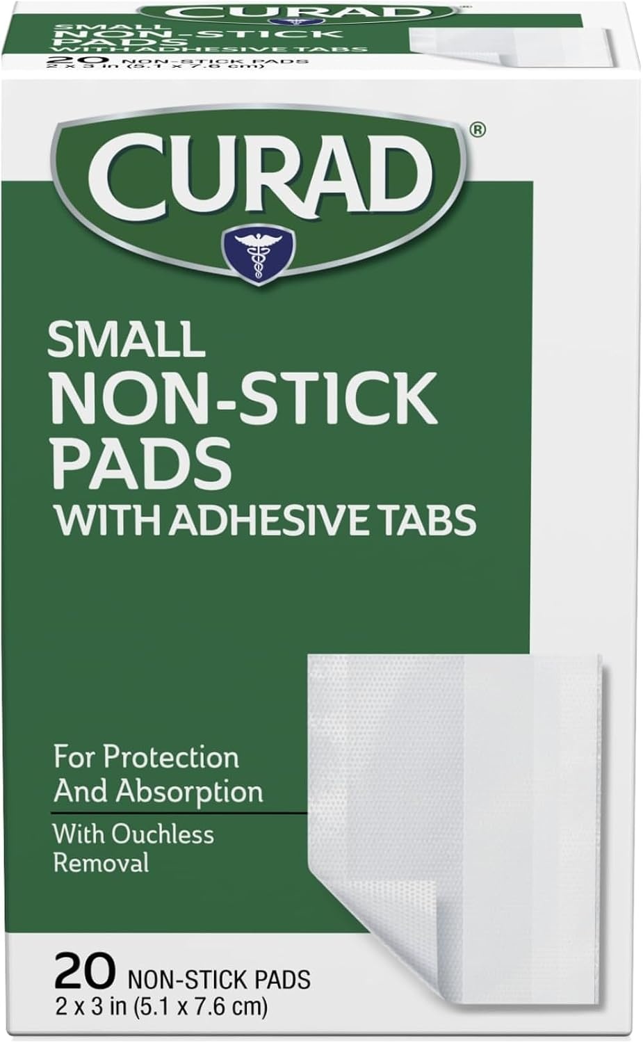 image:imageCURAD Sterile Nonstick Pads 3 x 4 Not Made from Natural Rubber Latex Pack of 12Original Version