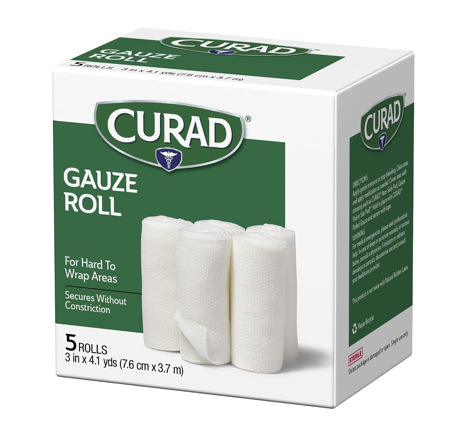 image:imageCURAD Stretch Rolled Gauze 3 x 41 yds Pack of 24