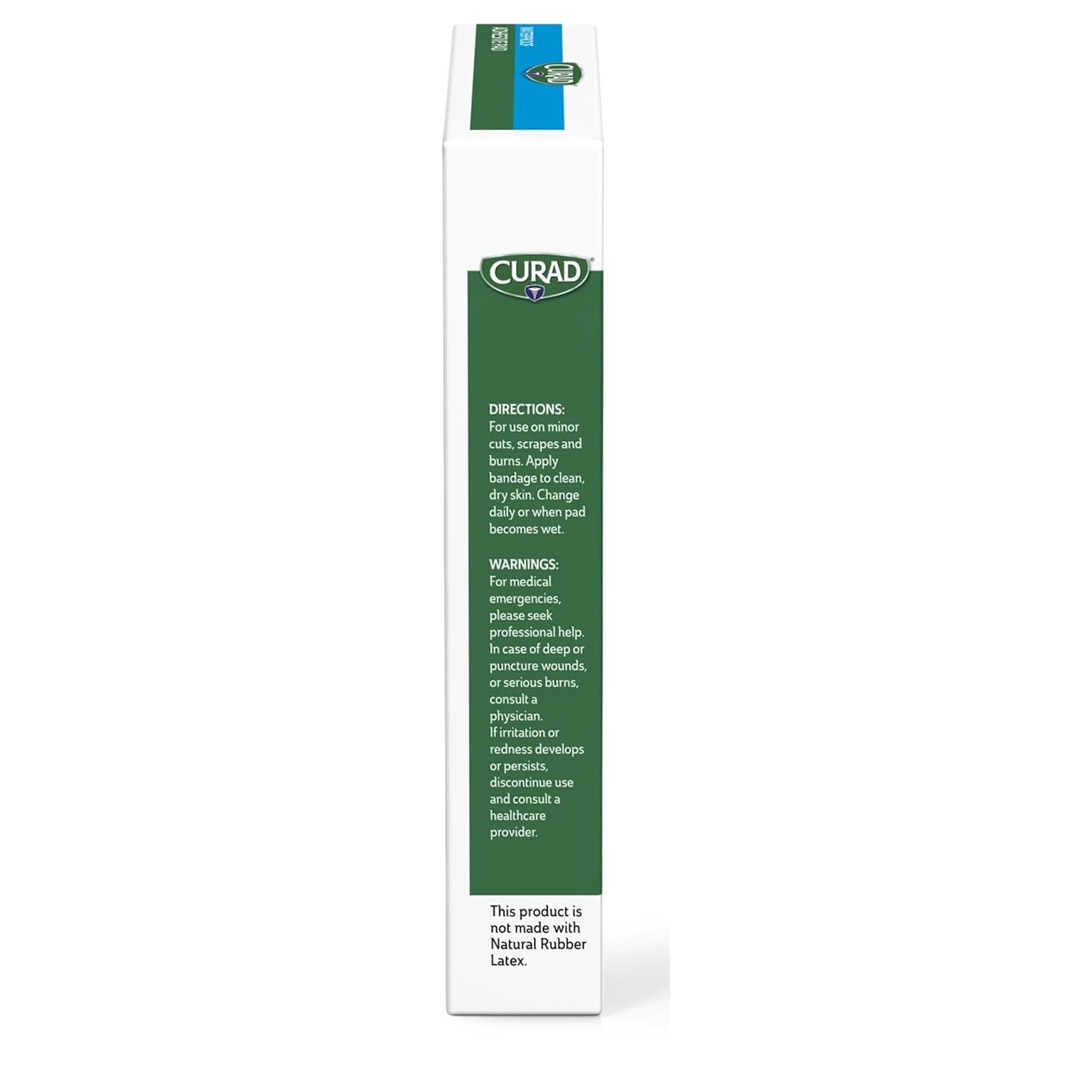 image:imageCURAD White Waterproof Adhesive Pads 4 x 4 Advanced Wound Care 1 Box 8 Count