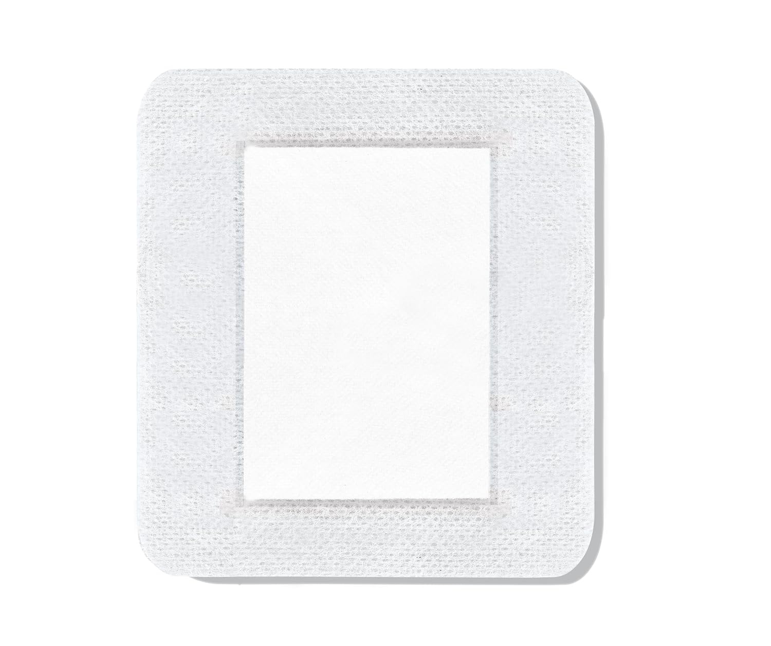 image:imageCURAD White Waterproof Adhesive Pads 4 x 4 Advanced Wound Care 1 Box 8 Count