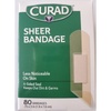 image:imageCurad Regular Size Adhesive Bandages Sheer 80Count Boxes Pack of 6