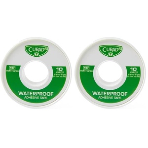 Curad Waterproof Adhesive Tape, 1/2″ x 10 yds., 1 Roll(0.5″ x 10 yds. (Pack of 2))